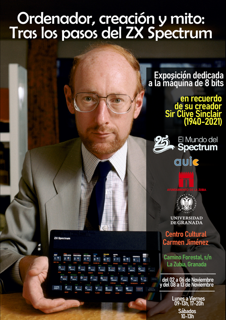 Exposición dedicada al ZX Spectrum y Sir Clive Sinclair